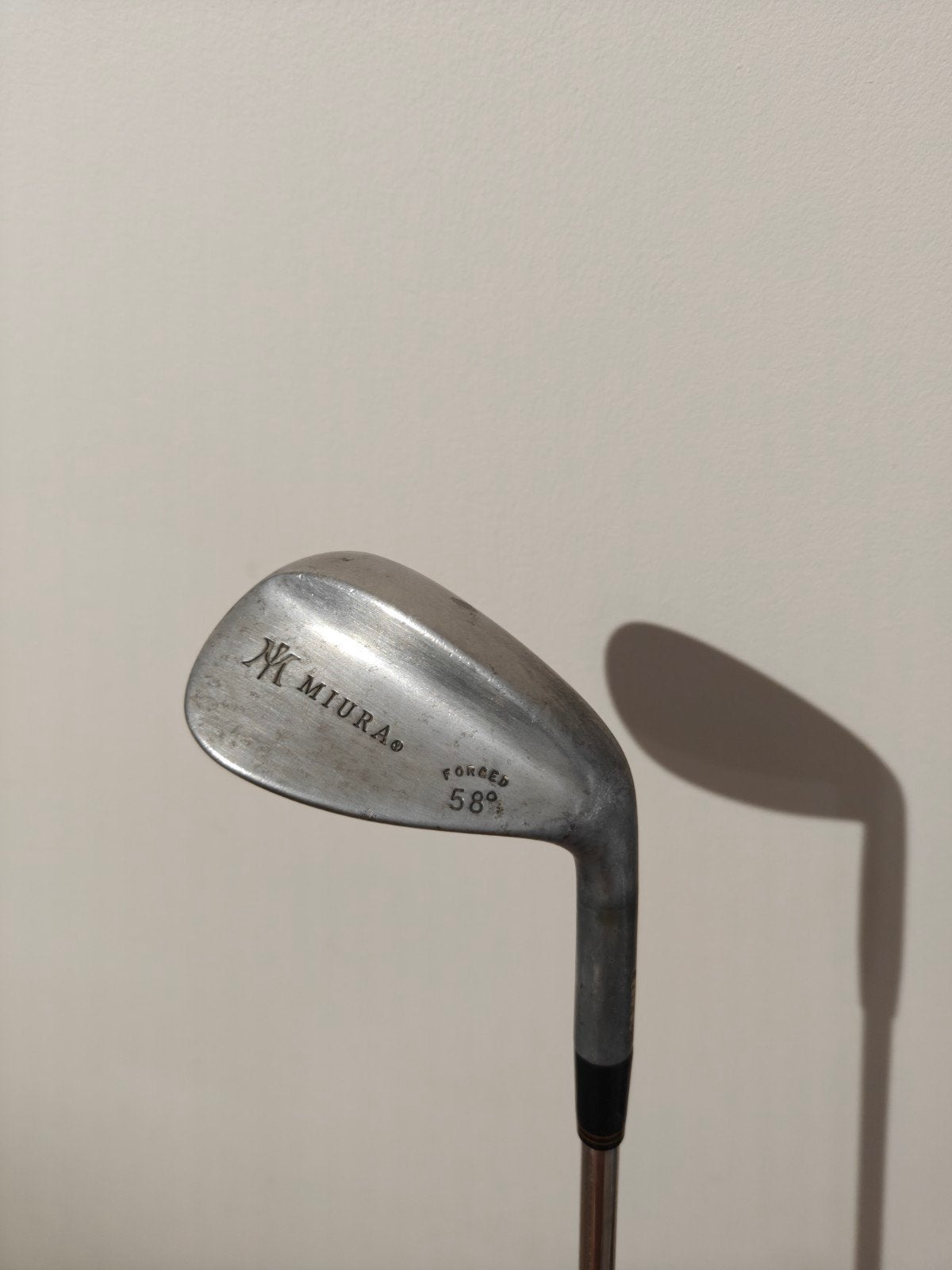 Miura 58 lob wedge met true temper shaft., Sport en Fitness, Ophalen of Verzenden, Zo goed als nieuw, Club, Overige merken
