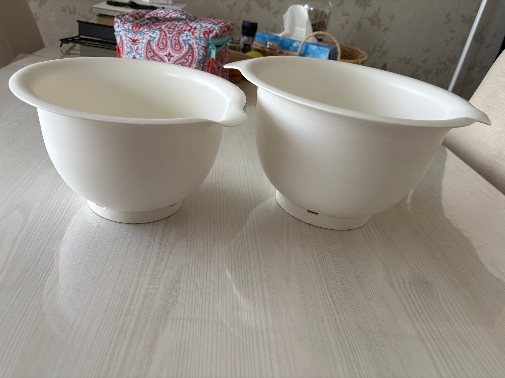 Beslagkom set van 2, Ophalen, IKEA, Zo goed als nieuw, Wit