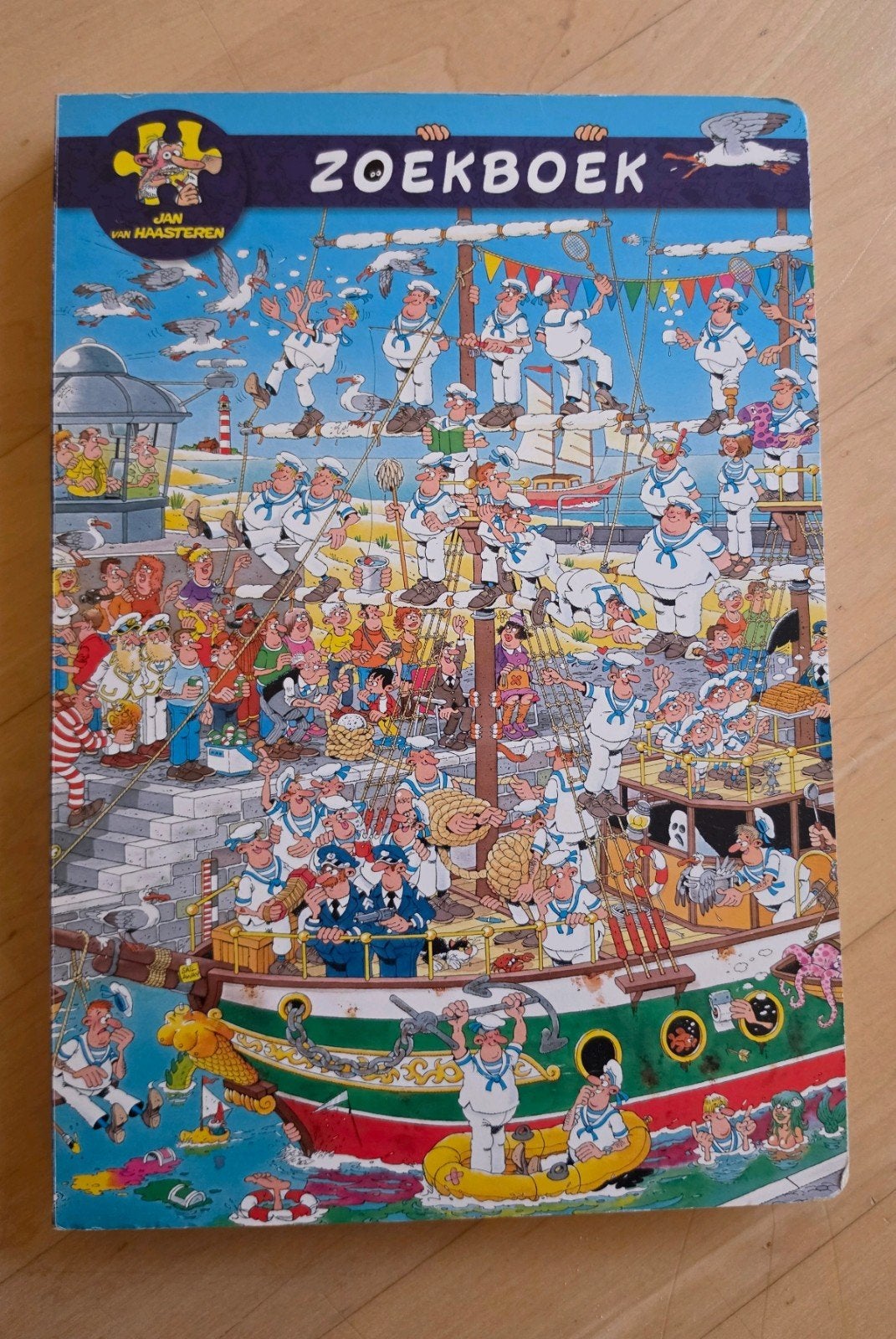 Zoekboek Jan van Haasteren, Ophalen, Zo goed als nieuw
