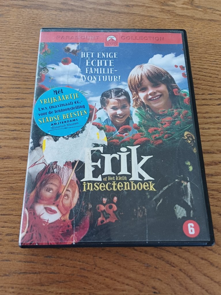 DVD Erik of het klein insectenboek, Gebruikt, Ophalen of Verzenden, Dieren, Vanaf 6 jaar