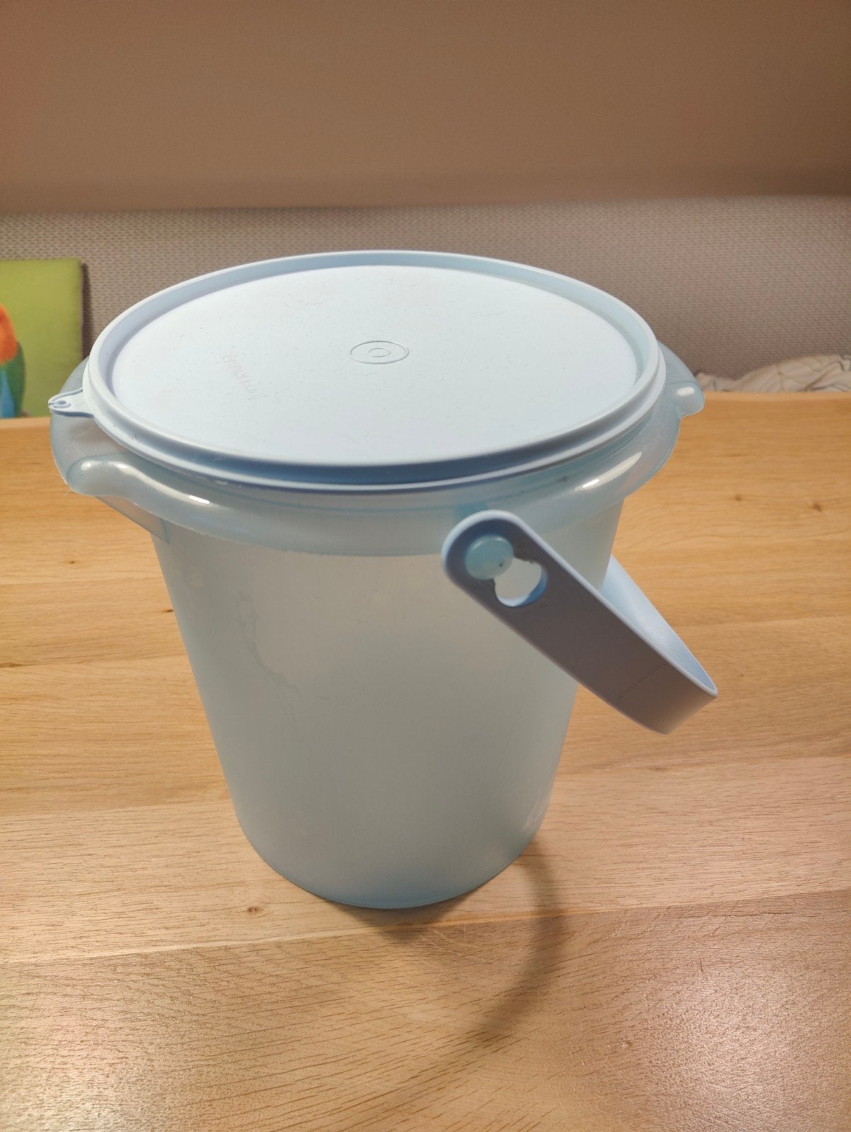Tupperware wasemmer, Ophalen of Verzenden, Zo goed als nieuw, Blauw, Emmer