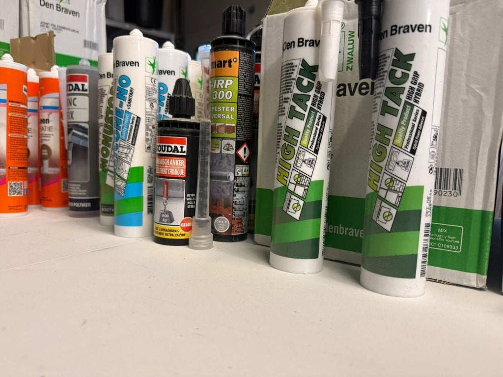 Diverse kit, silicone, acryl, jointfix, tixoplast, high tack, Doe-het-zelf en Verbouw, Ophalen, Nieuw