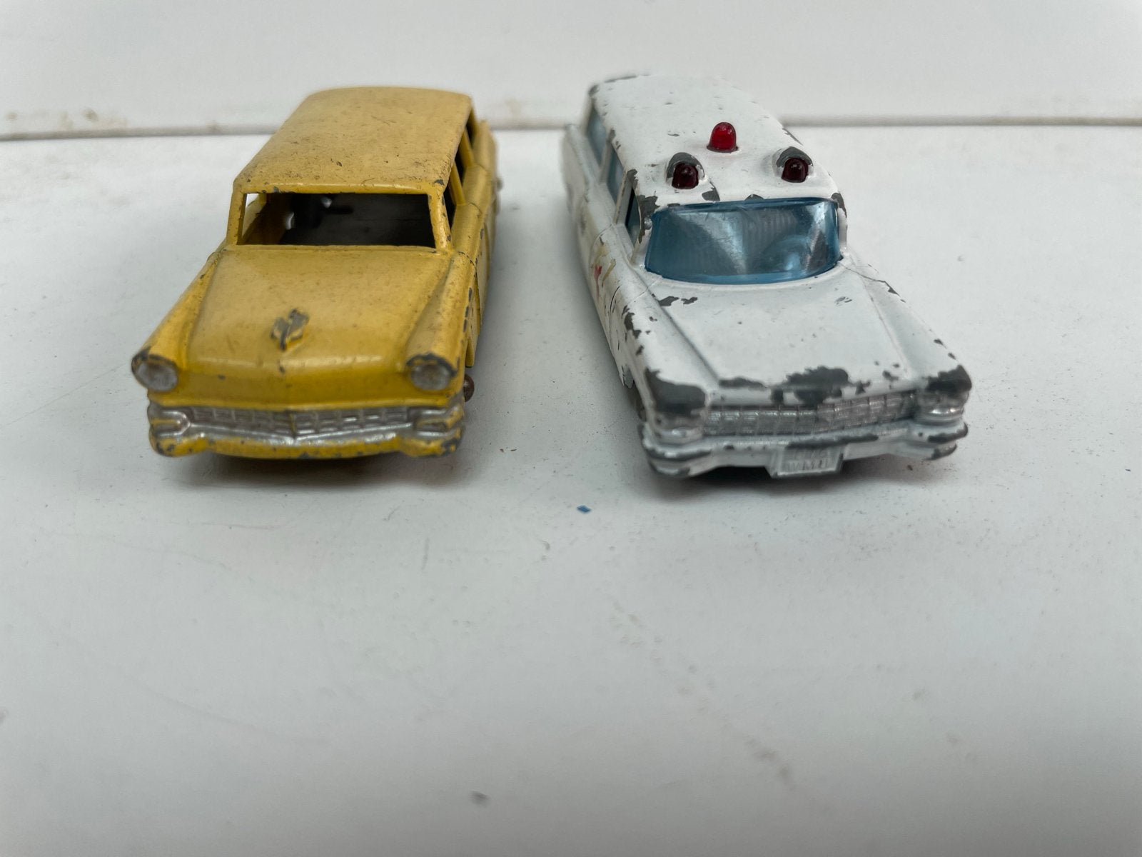 Vintage Matchbox Lesney American Ford Station Wagon & Cadill, Antiek en Kunst, Antiek | Speelgoed, Verzenden