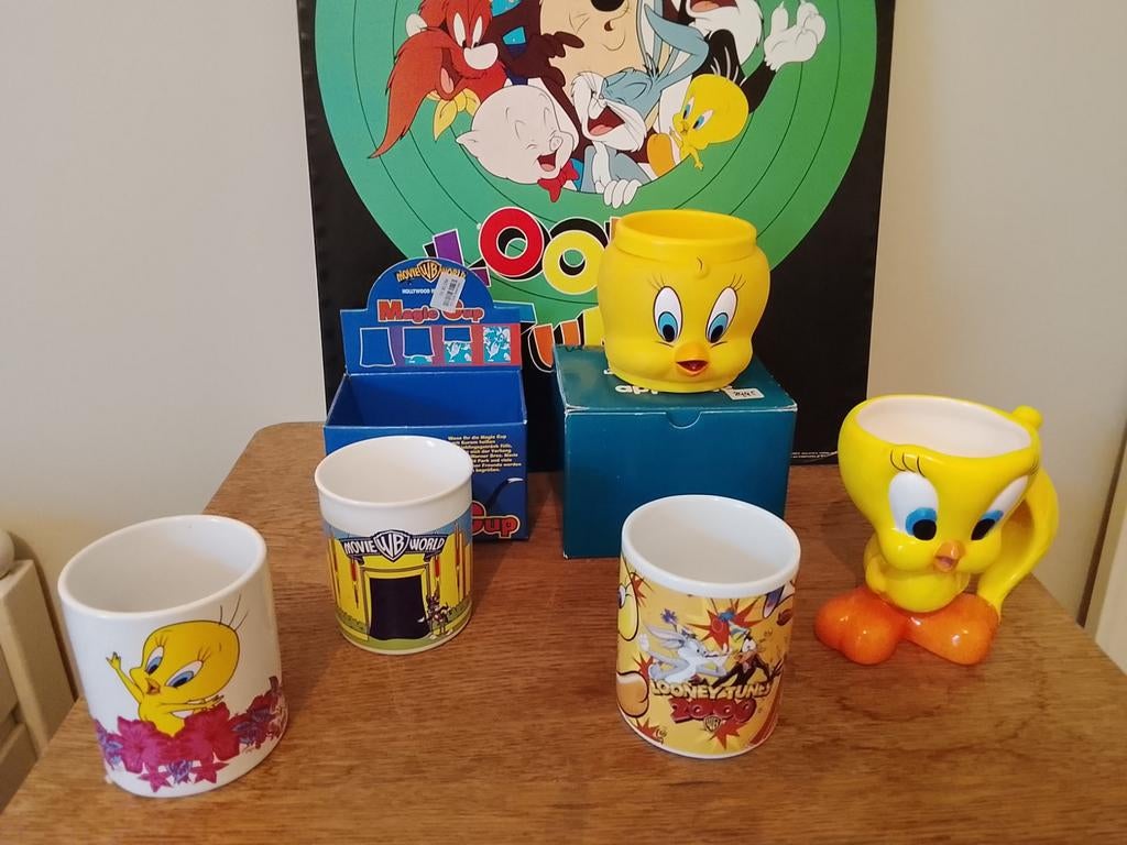 Tweety Looney tunes Warner Bros collectie, Ophalen of Verzenden, Porselein, Overige stijlen, Kop(pen) en/of Schotel(s)