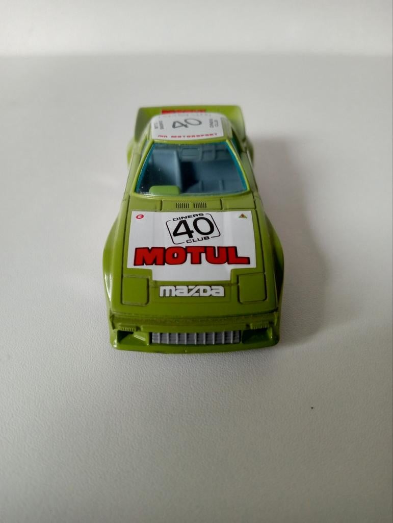 Mazda RX-7 Motul raceauto model - Groen nieuw, Hobby en Vrije tijd, Modelauto's | 1:43, Ophalen of Verzenden, Nieuw, Auto, Overige merken