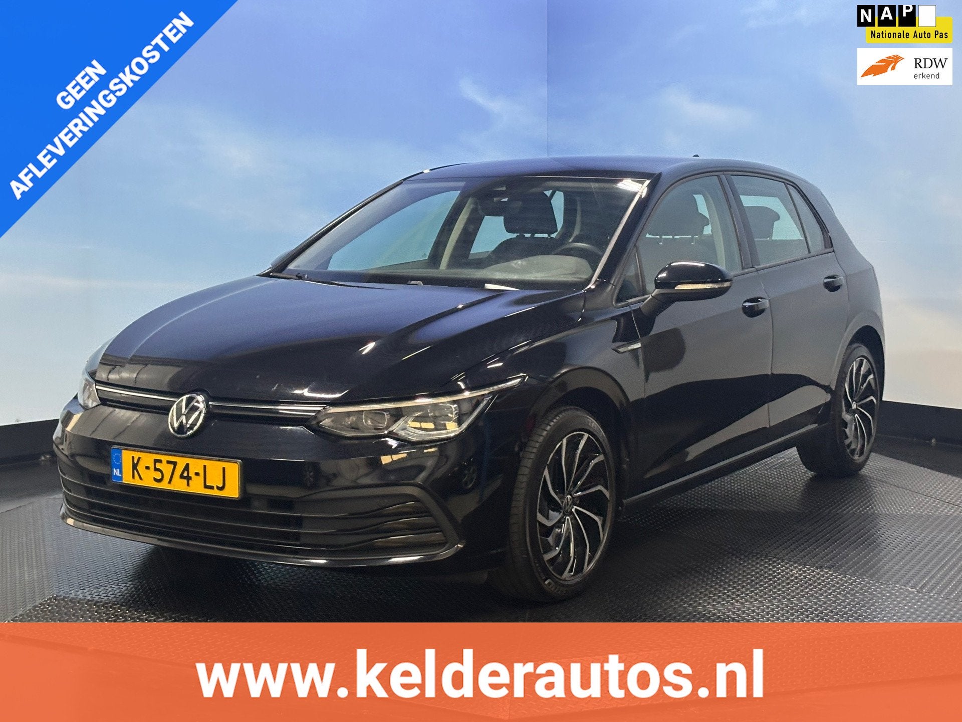 Volkswagen Golf 1.5 TSI Life Navi | Clima | Cruise | PDC, Auto's, Stof, Euro 6, 4 cilinders, Zwart