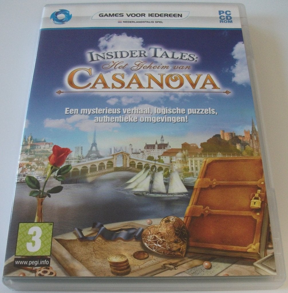 PC Game *** INSIDER TALES 1 *** Het Geheim van Casanova, Spelcomputers en Games, Puzzel en Educatief, 1 speler, Ophalen of Verzenden