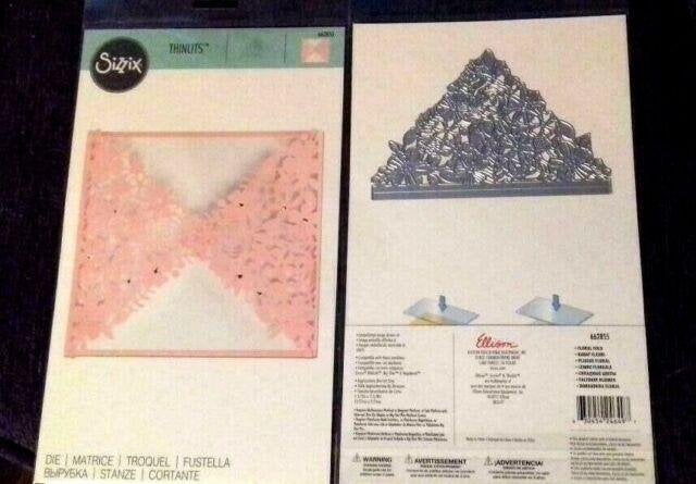 Sizzix thinlits die - floral fold . 662855, Ophalen of Verzenden, Nieuw, Fantasie, Pons of Mal