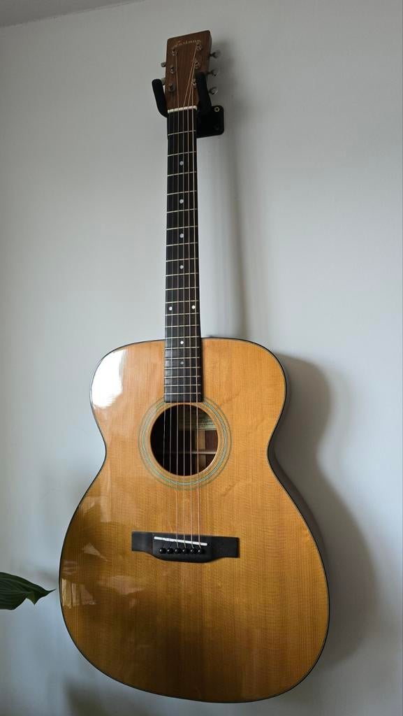 Eastman E6OM Handcrafted Akoestische Gitaar linkshandig, Ophalen, Zo goed als nieuw, Western- of Steelstringgitaar