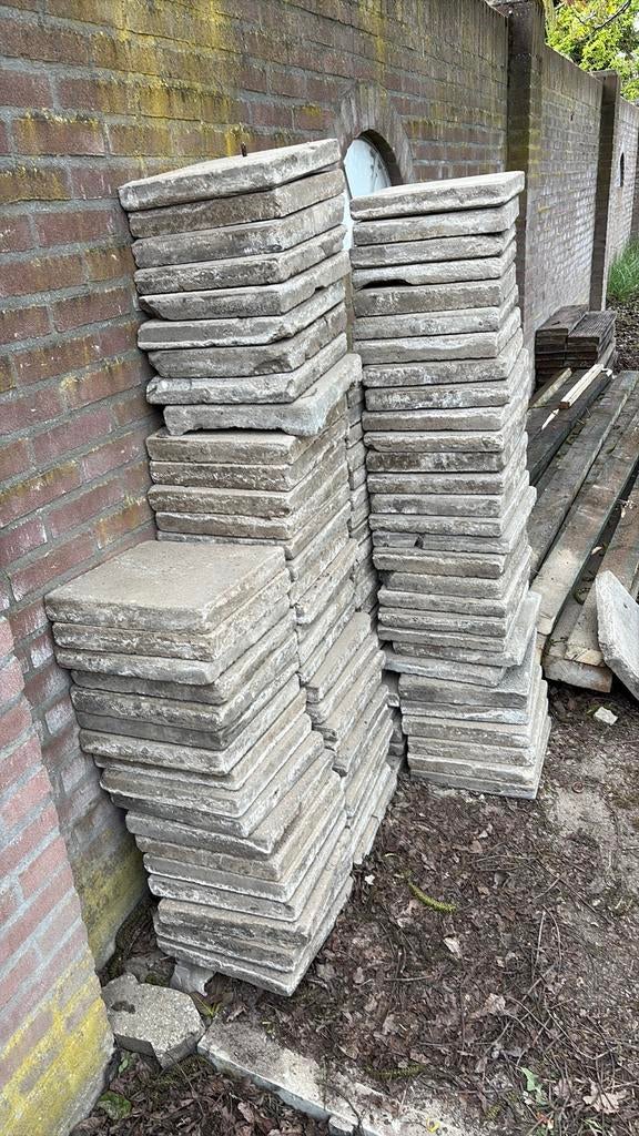 Gratis tegels 30x30cm, Ophalen, Gebruikt, 5 tot 10 m², Beton