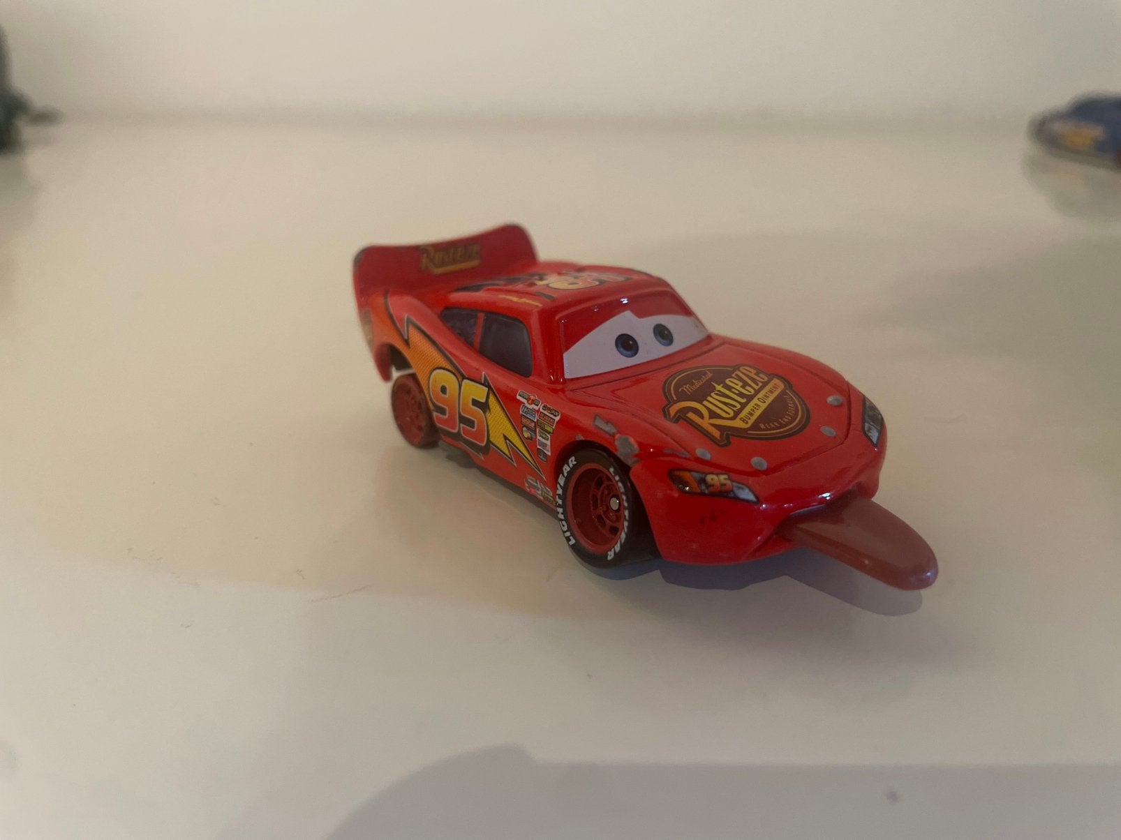 Disney Cars - Finish Line Lightning McQueen, Ophalen of Verzenden, Gebruikt
