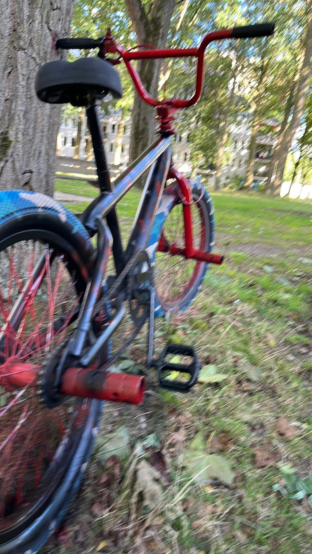 Bmx die amper is gebruikt, Fietsen en Brommers, Ophalen, 24 inch of meer, Staal, Stuur 360° draaibaar