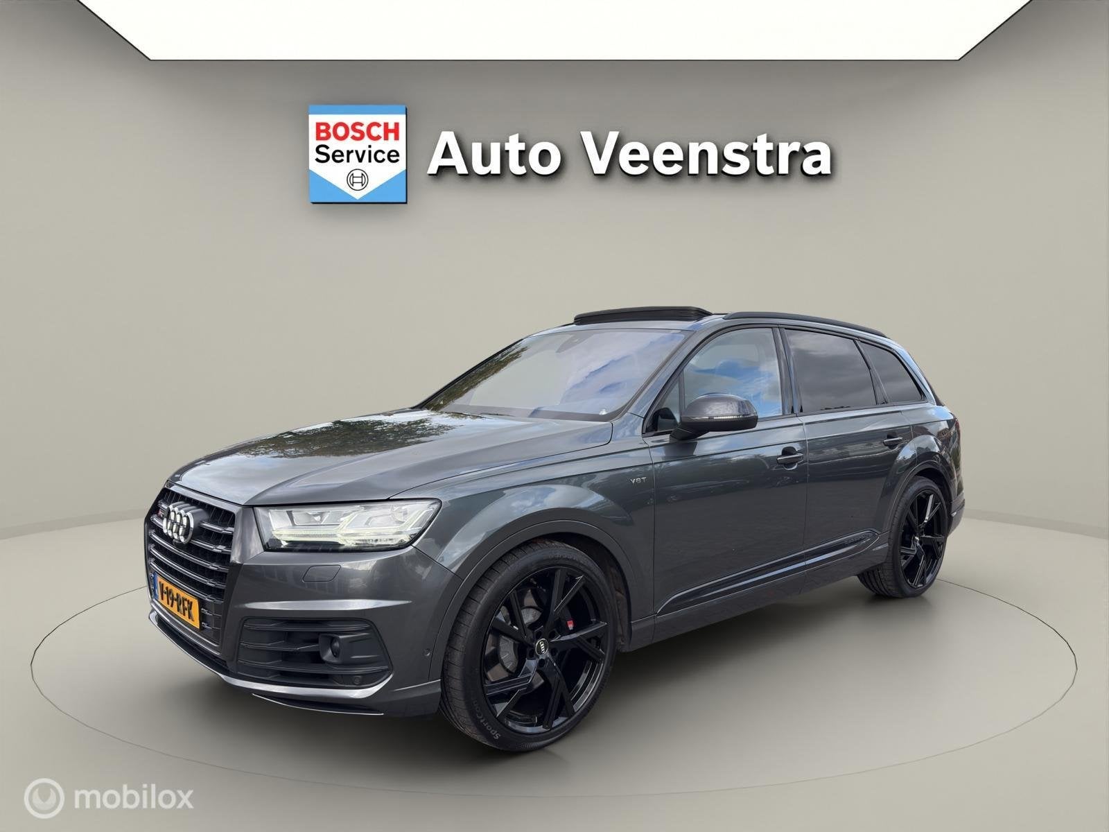 Audi SQ7 4.0 TDI quattro|GRIJSKENTEKEN|BOMVOL|B&O|SOFT CLOSE, 435 pk, Gebruikt, 2433 kg, Met garantie (alle)