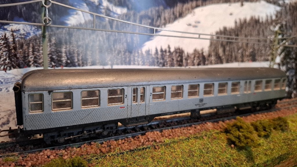Lima H0 – DB Buurtverkeerrijtuig "Silberling" 2e klasse 9155, Gebruikt, Gelijkstroom, Wagon, Ophalen of Verzenden