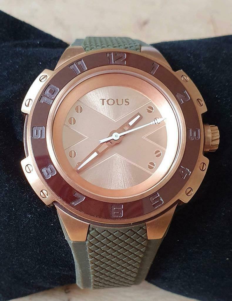 Tous Lady Dameshorloge Tweekleurig Roze/Bruin Staal, Overige merken, Staal, Polshorloge, Nieuw
