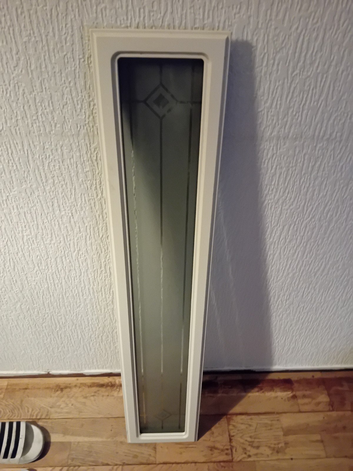 Decoratief glas-in-lood raam met matglas effect, Doe-het-zelf en Verbouw, Ophalen, Gevelraam of Ruit, Minder dan 80 cm, Glas in lood