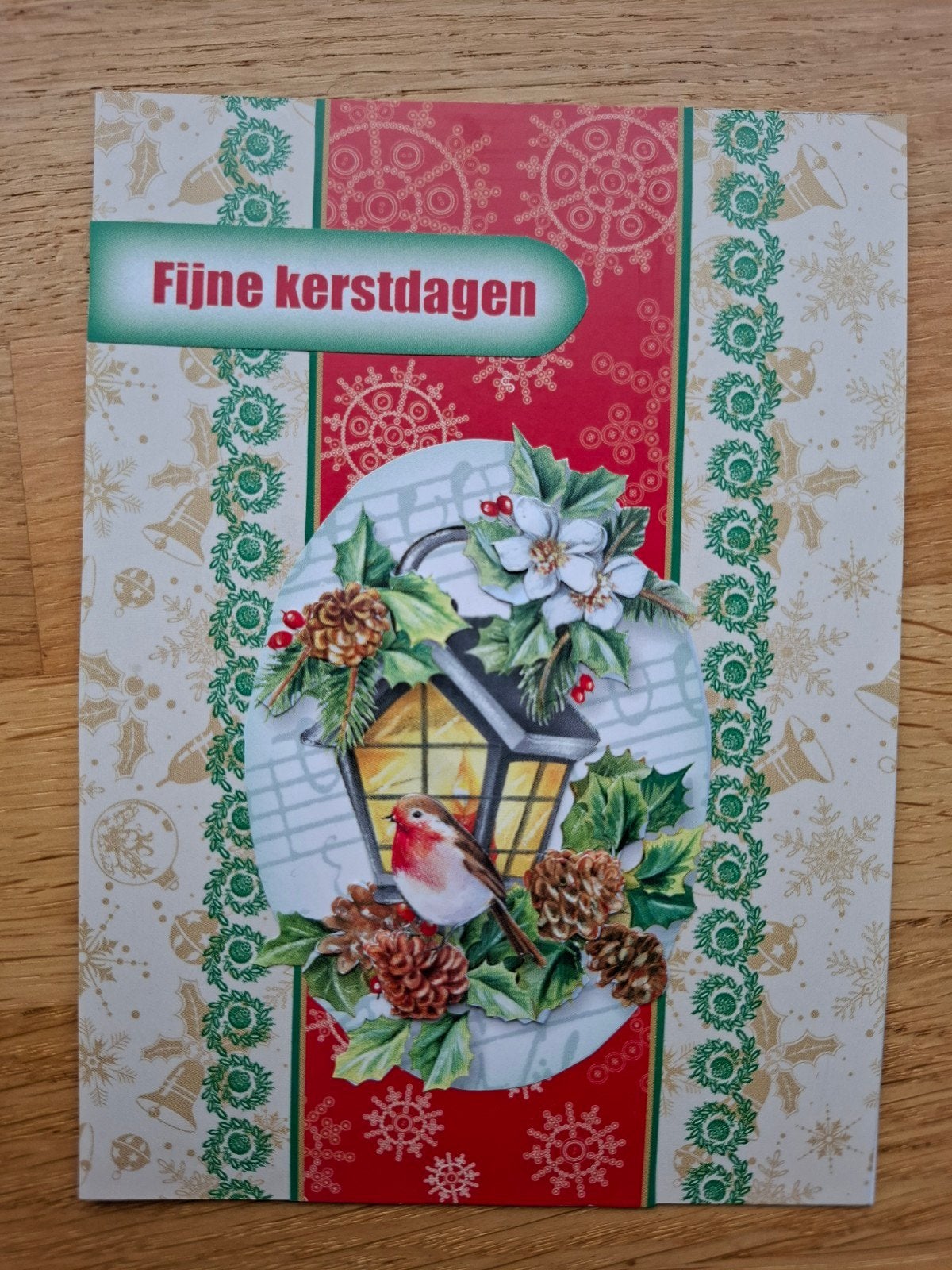Zelfgemaakte kerstkaart, Ophalen of Verzenden, Nieuw, Kerst