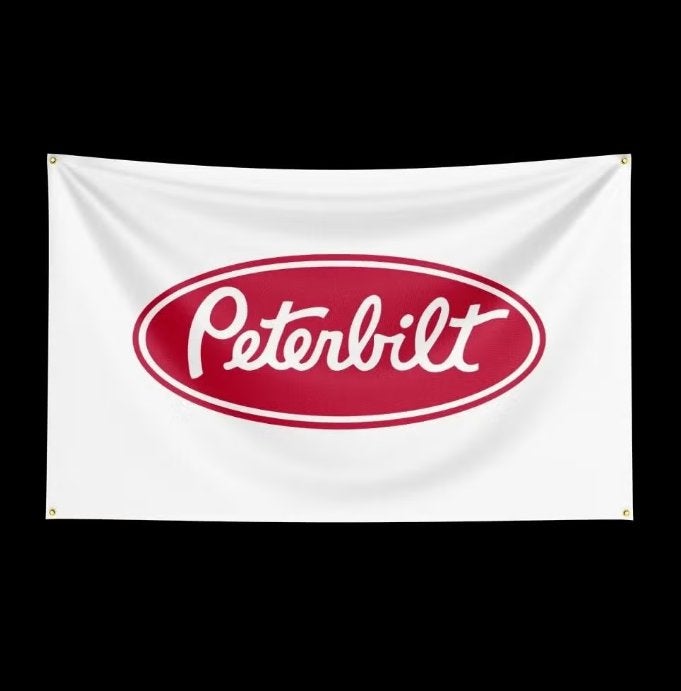 Grote vlaggen Peterbilt (150x90cm), Ophalen of Verzenden, Nieuw