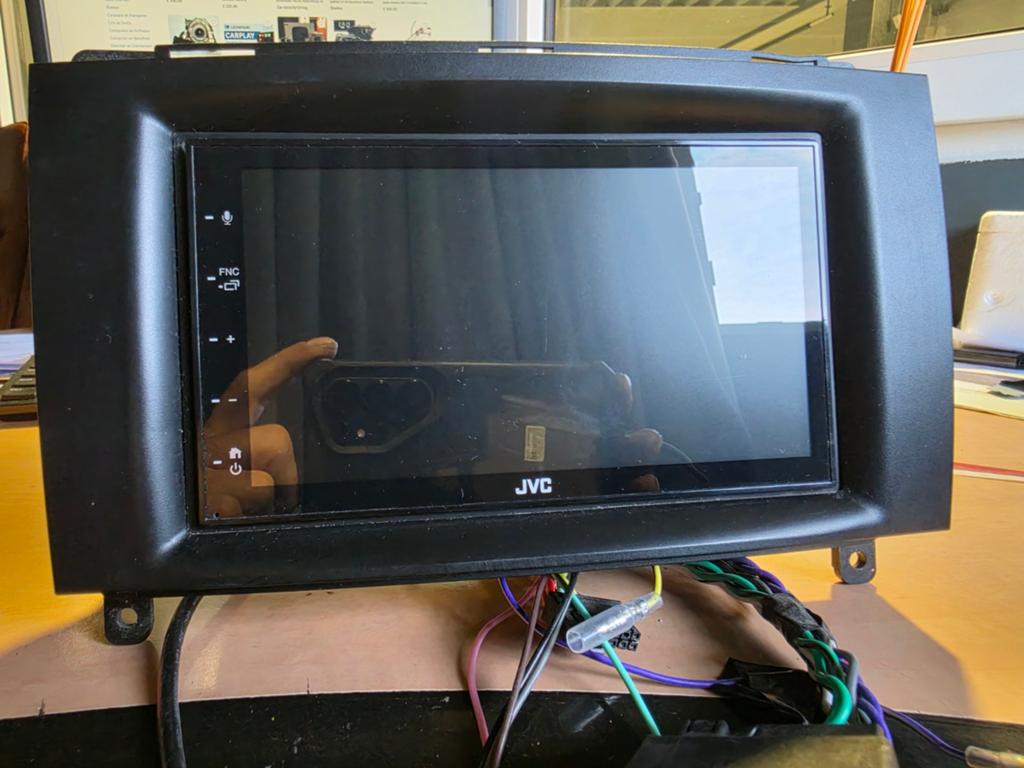 JVC KW-M565DBT voor Mercedes Viano w639 met Canbus, Ophalen of Verzenden, Gebruikt