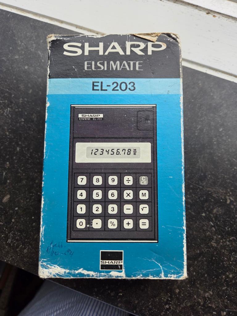 Sharp EL-203 uit 1986, Diversen, Ophalen of Verzenden