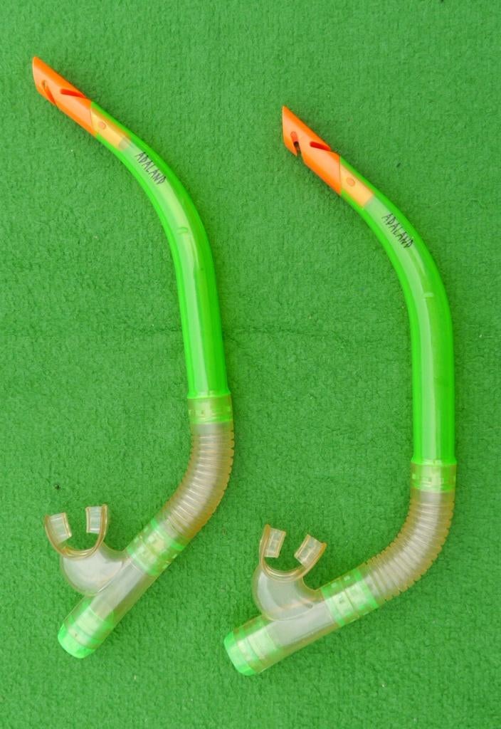 Luxe snorkel, met waterloosventiel "Adaland", Ophalen of Verzenden, Gebruikt, Snorkel