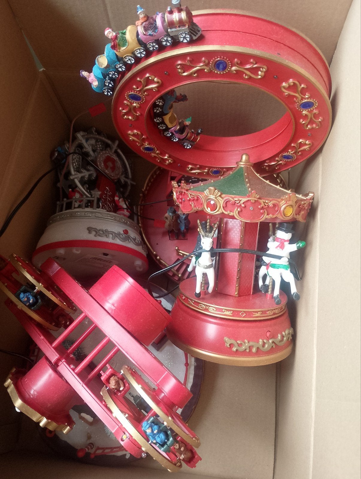 Kerstdorp ( kermis ), Ophalen, Gebruikt