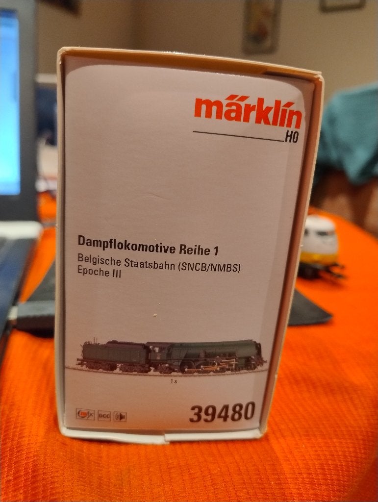 Märklin 39480 – NMBS Stoomlocomotief Serie 1, Wisselstroom, Locomotief, Nieuw, Ophalen of Verzenden