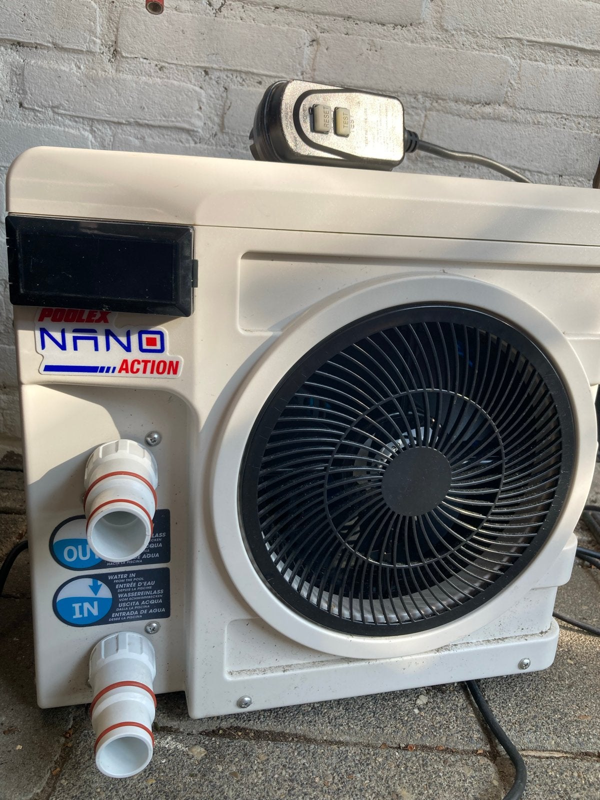 Poolex Nano Action warmtepomp onderdelen (excl. display), Ophalen of Verzenden, Gebruikt, Verwarming