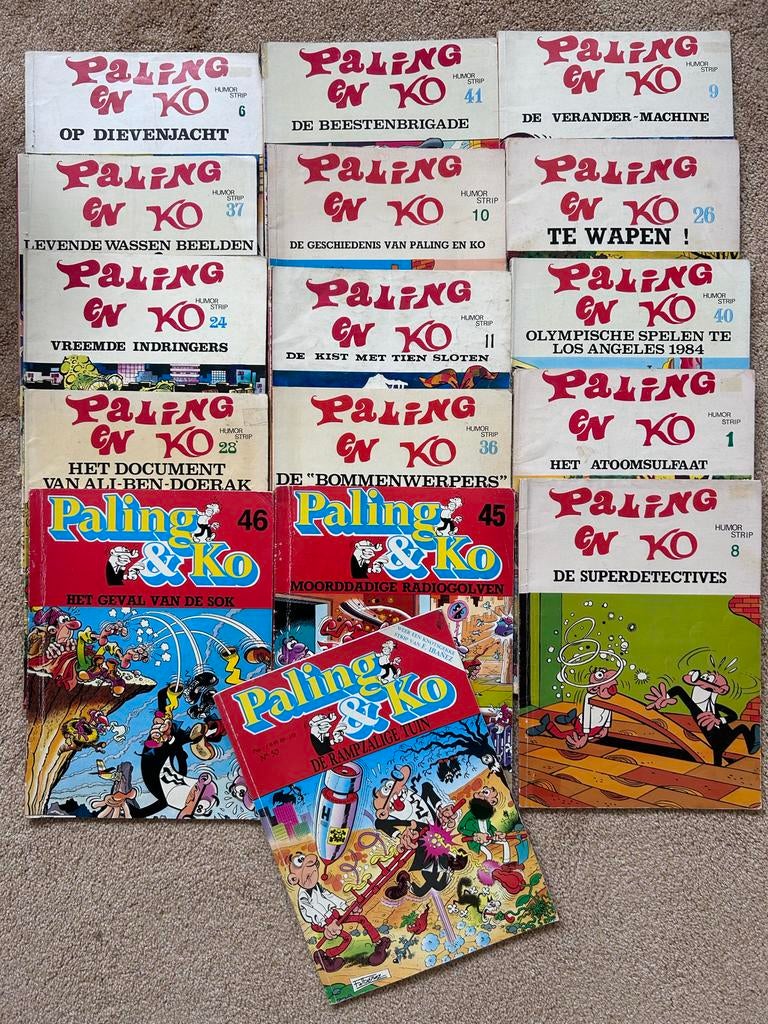 Paling en Ko Stripboeken Collectie - Diverse Nummers, Meerdere stripboeken, Ophalen, Gelezen