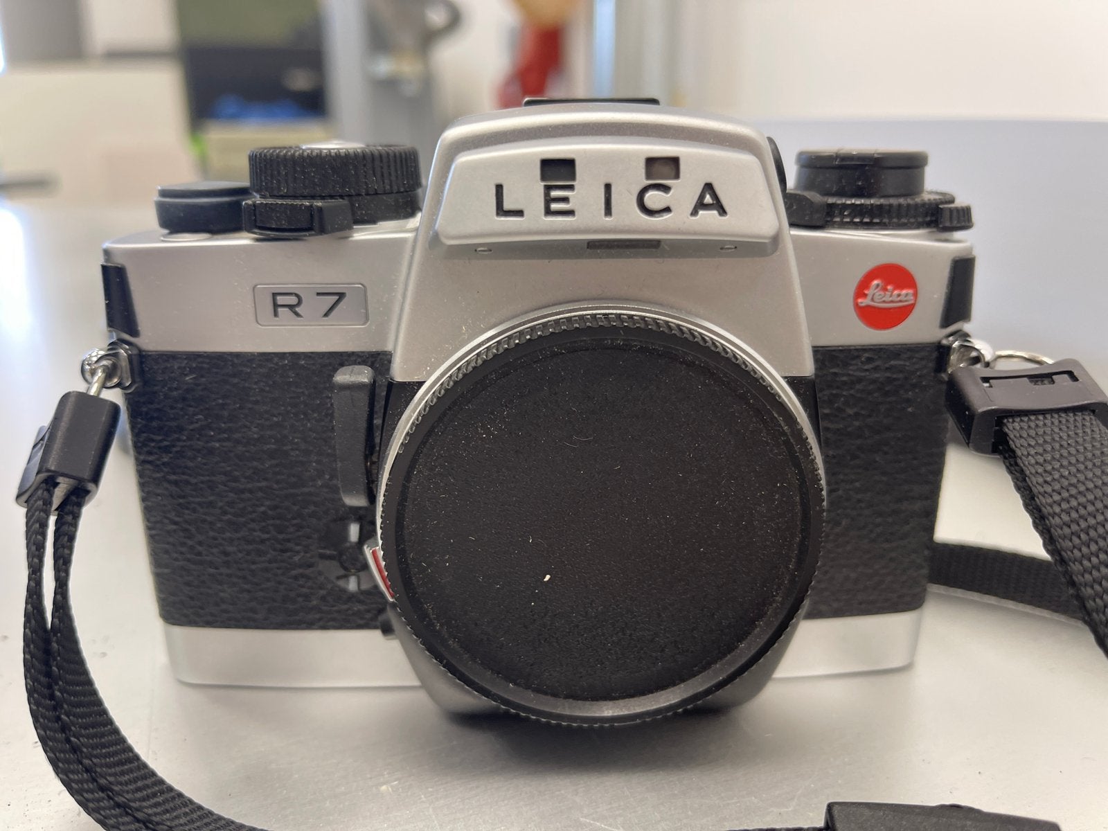 Leica R7 analoge camara, inclusief lensen, Audio, Tv en Foto, Fotocamera's Analoog, Ophalen of Verzenden, Zo goed als nieuw, Compact