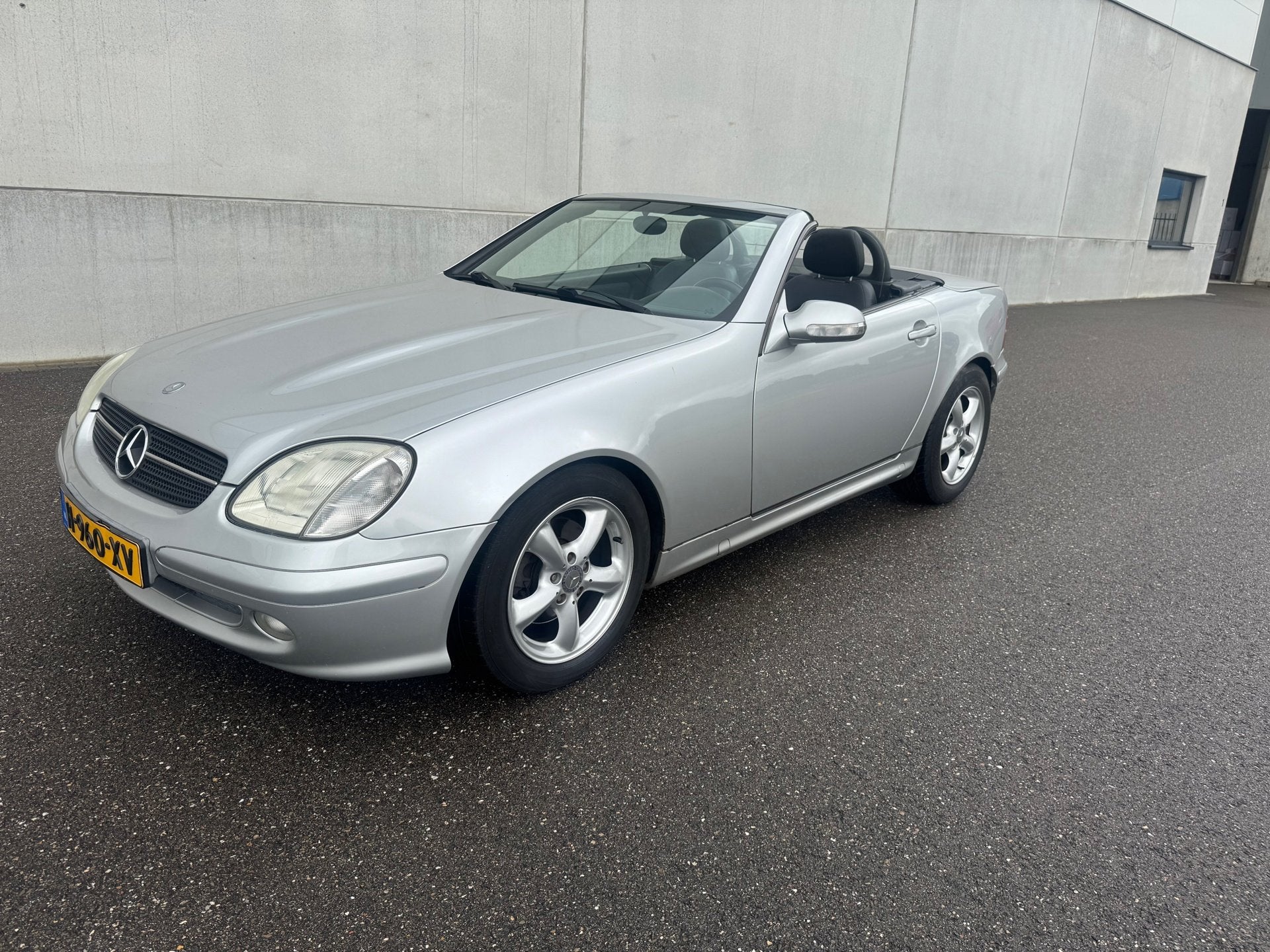 Mercedes-Benz SLK-klasse 200 K. Airco Leder stoelverwarming, 1998 cc, Achterwielaandrijving, Gebruikt, Zwart