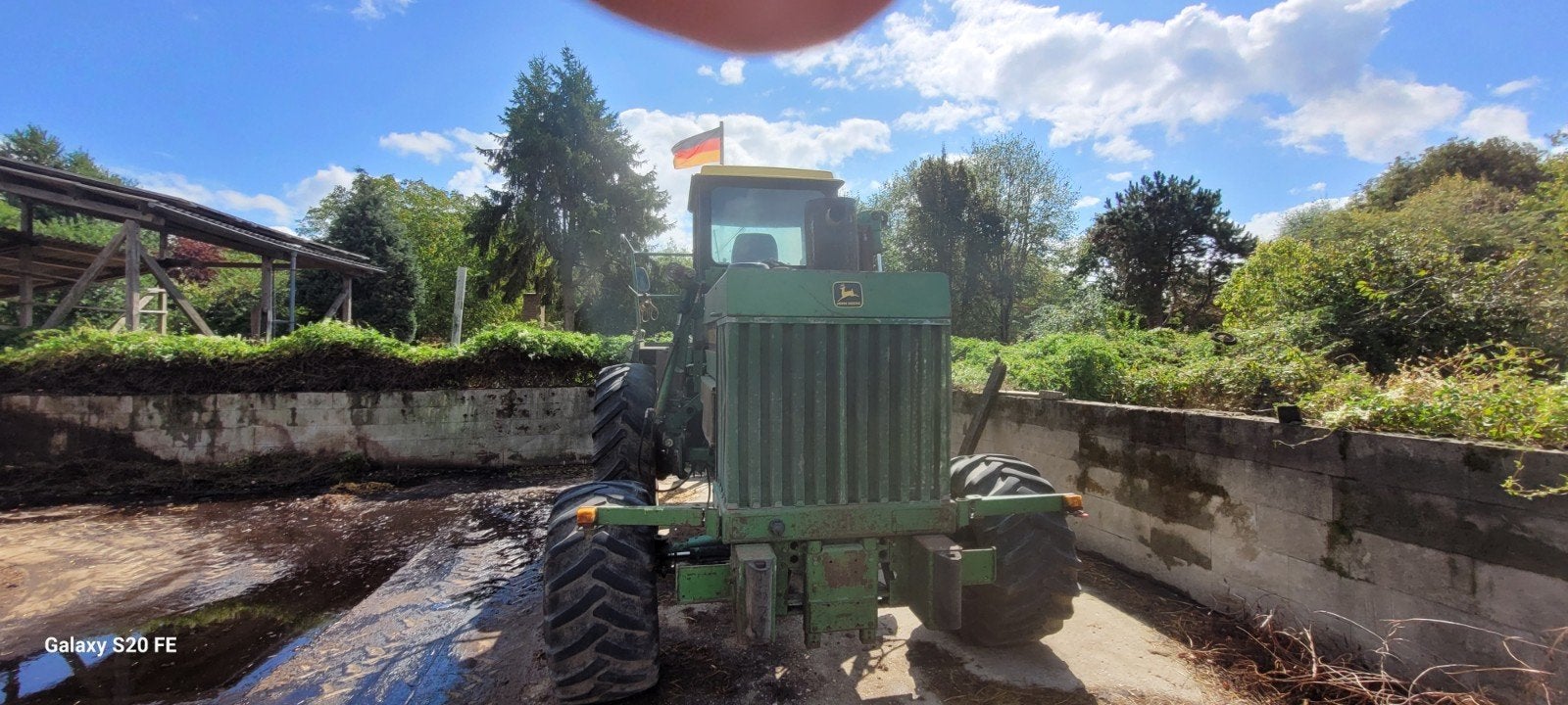 John Deere 5720 Hakselaar - Bouwjaar 1983, Zakelijke goederen, Agrarisch | Tractoren, Ophalen, Gebruikt, Tot 80 Pk, John Deere