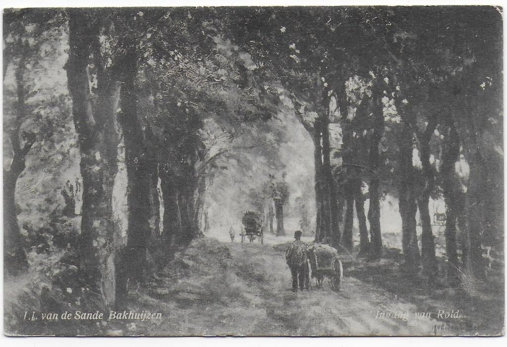Ingang van Rolde  gelopen  Ansichtkaart ( B7726 ), Verzenden, Voor 1920, Gelopen