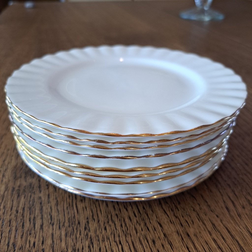 Royal Albert Val D'or borden 16 cm, Gebruikt, Ophalen of Verzenden, Bord(en), Overige stijlen