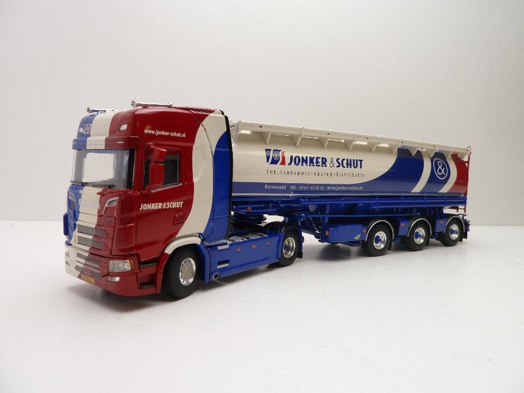 Scania S Highline  '' Jonker  & Schut transport ''  WSI, Ophalen of Verzenden, Zo goed als nieuw, Bus of Vrachtwagen, Wsi