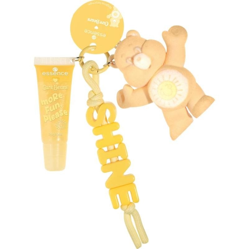 Essence Care Bears Lipgloss & Sleutelhanger Set, Lippen, Geel, Nieuw, Ophalen of Verzenden