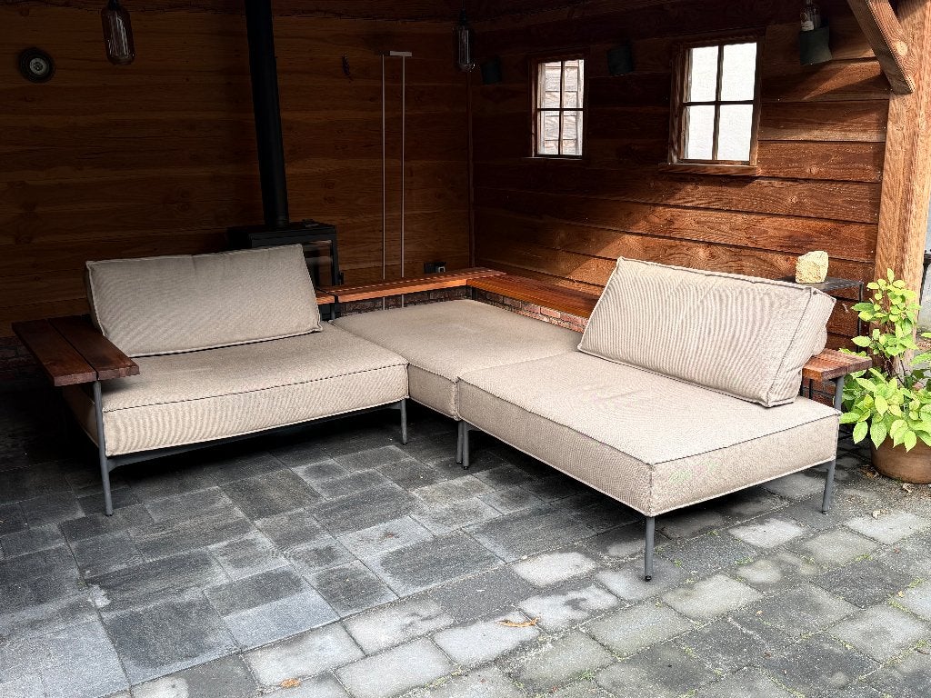 Gloster Tray Lounge Design Tuinset – Exclusief Teak, Ophalen, 5 zitplaatsen, Gebruikt, Teakhout