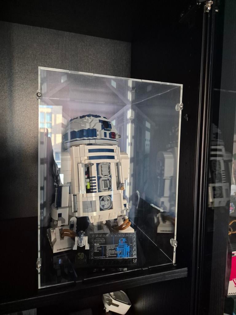 Acryl Vitrinekast voor LEGO, Met plank(en), Ophalen of Verzenden, Zo goed als nieuw, Minder dan 25 cm