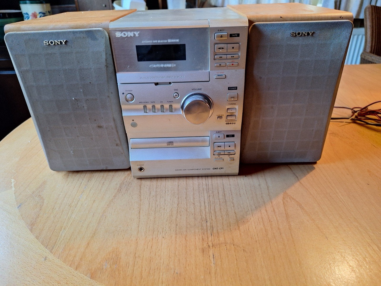 Sony Microset met CD-speler, Cassettedeck en Radio, Ophalen, Gebruikt, Cassettedeck, Microset