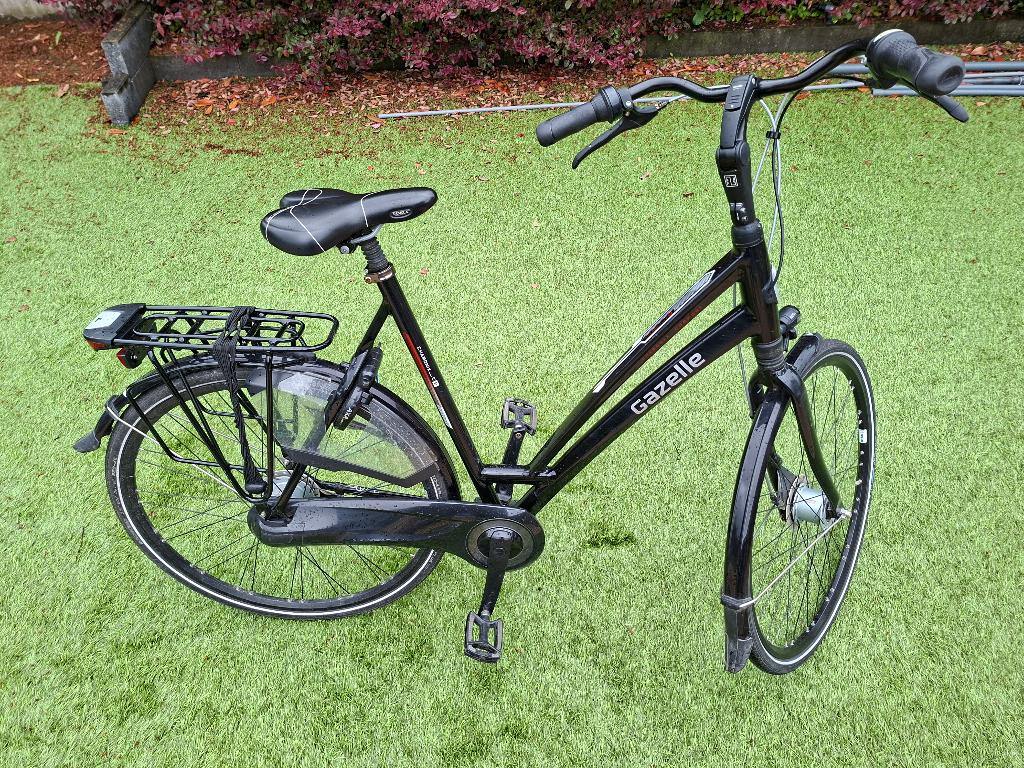 Gazelle chamonix C8 damesfiets 61 cm, Fietsen en Brommers, Fietsen | Dames | Damesfietsen, Gebruikt, Gazelle, Versnellingen, 56 cm of meer