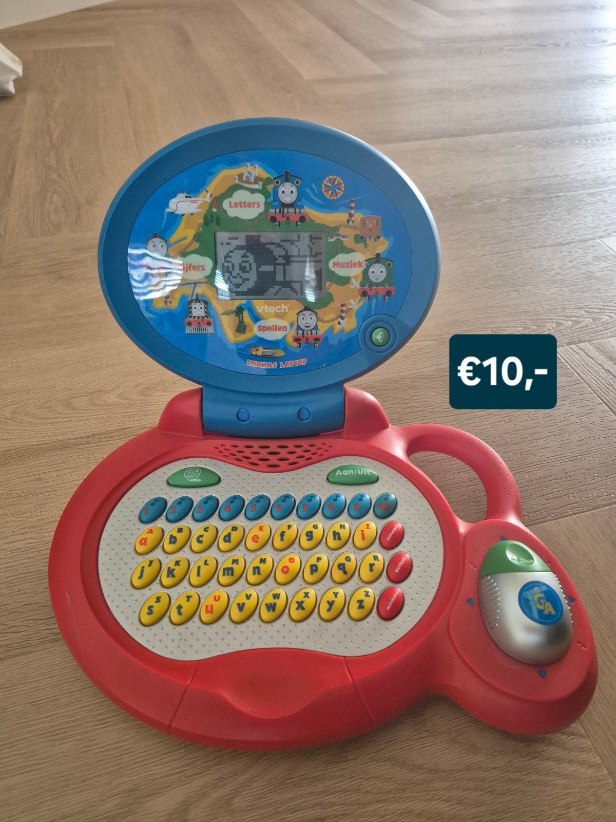 VTech Thomas de Stoomlocomotief Laptop - Educatief Speelgoed, Kinderen en Baby's, Ophalen, Zo goed als nieuw, Taal en Lezen, Met geluid