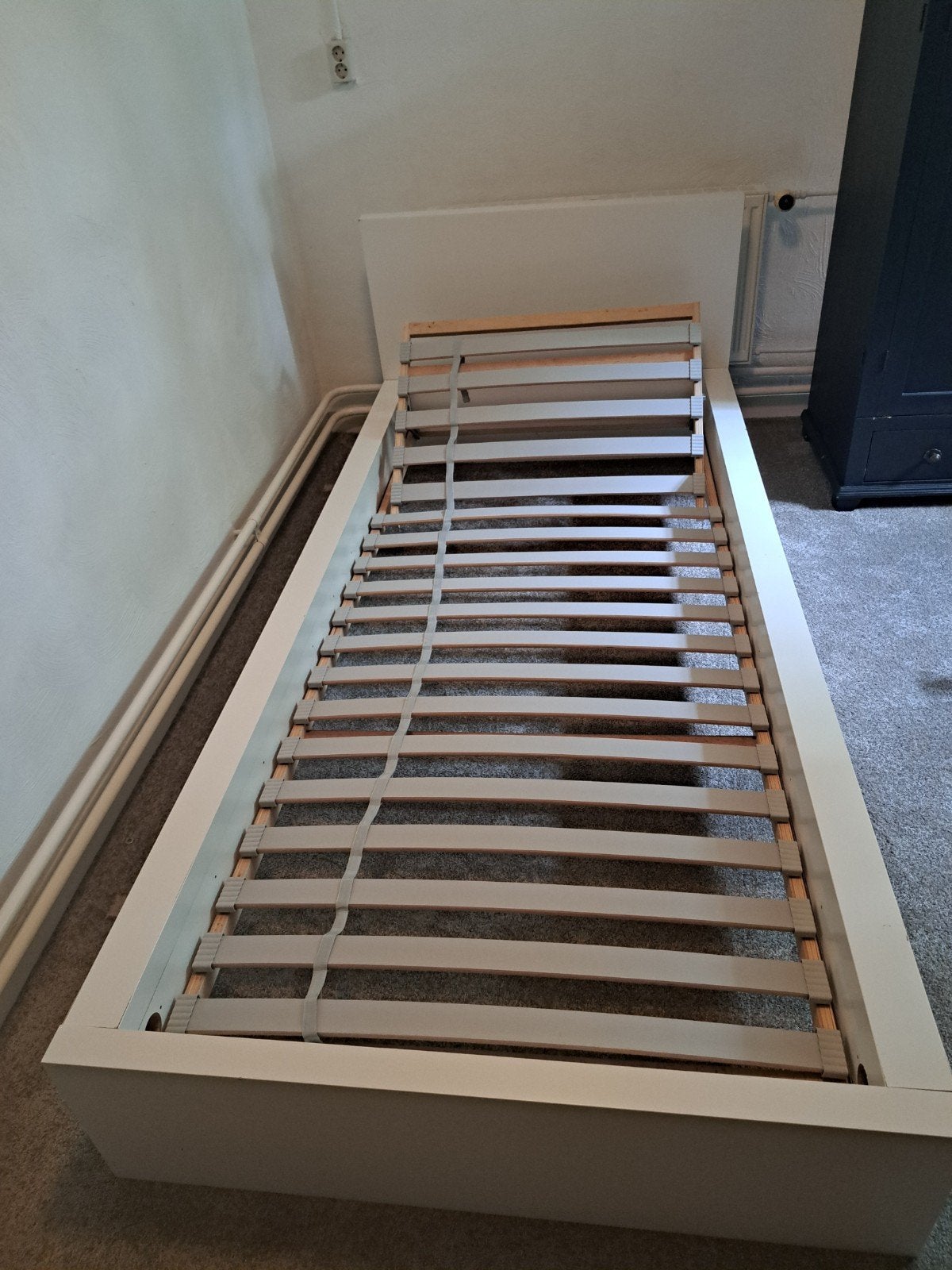 IKEA Verstelbaar Eenpersoonsbed met Lattenbodem, Eenpersoons, Ophalen of Verzenden, Overige maten, 220 cm