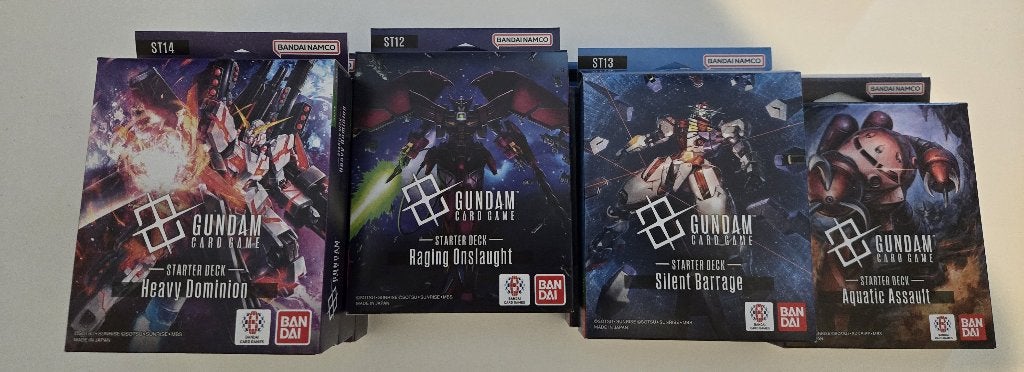 Gundam starter deck 11,12,13,14, Ophalen of Verzenden, Nieuw, Starterdeck