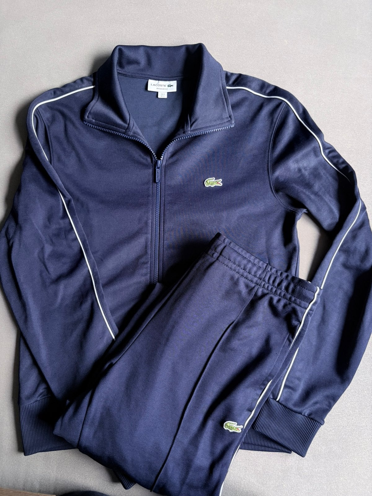 Lacoste pak, Ophalen of Verzenden, Zo goed als nieuw, Blauw, Algemeen