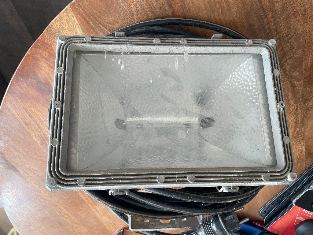Bouwlamp, Ophalen, Gebruikt, 200 tot 500 watt, Lamp