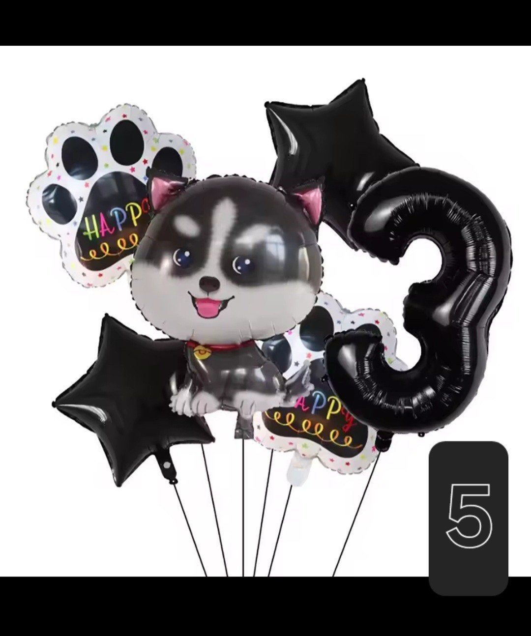 Hond thema ballonnen set - Nieuw, Ophalen, Nieuw, Versiering, Verjaardag