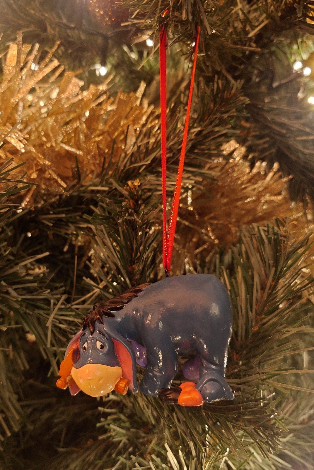 Disney Eeyore Iejoor I-aah kerst ornament hanger kerstbal, Verzamelen, Ophalen of Verzenden, Winnie de Poeh of vrienden, Zo goed als nieuw
