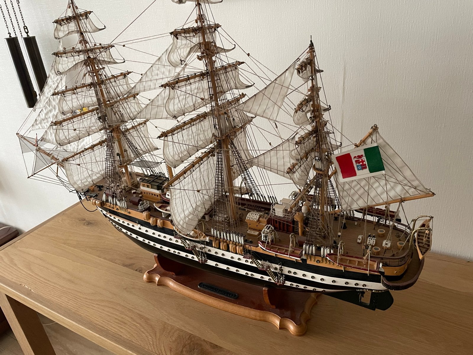 Prachtig modelbouwschip Amerigo Vespucci, Ophalen, Zo goed als nieuw, Groter dan 1:32, Overige merken
