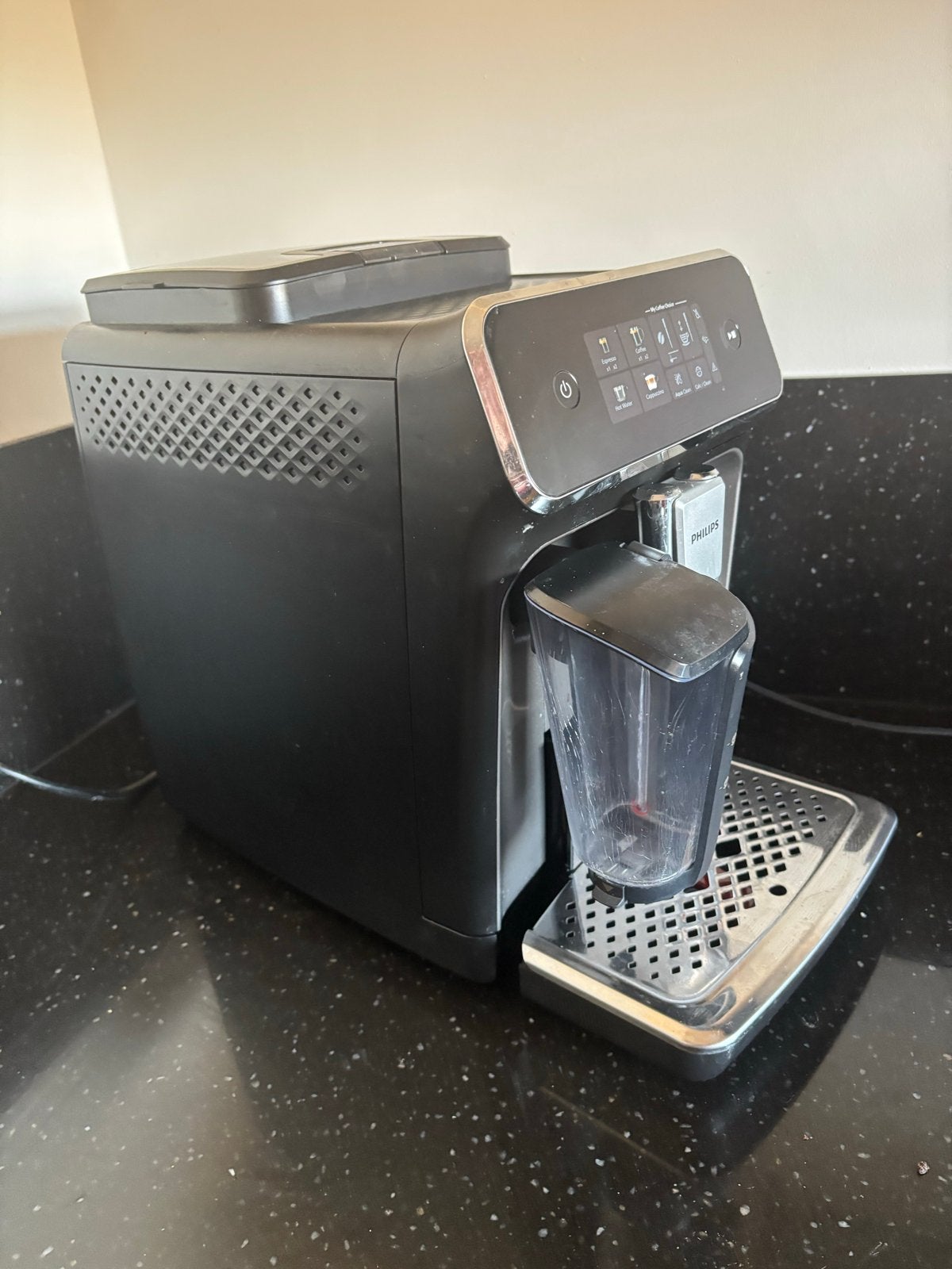 Philips Volautomatische Espressomachine - Zwart, Ophalen, Afneembaar waterreservoir, Espresso apparaat, Koffiebonen