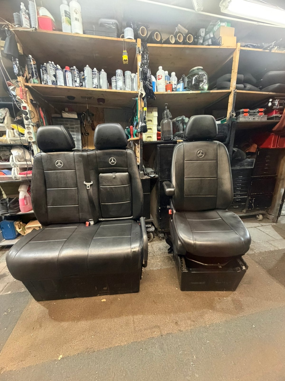 Mooie setje sprinter 906/crafter stoelen bank&bestuurderssto, Auto-onderdelen, Ophalen of Verzenden
